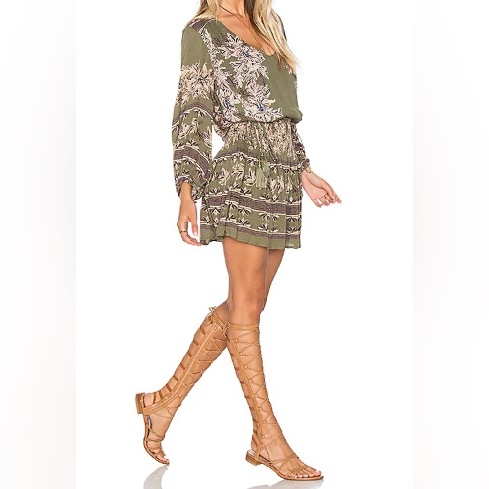Free People Moonlight Drive Dress Floral Boho Small - Picture 16 of 16
